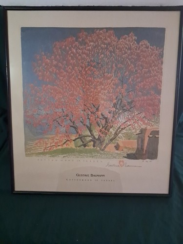 Gustave baumann cottonwood - gustave,