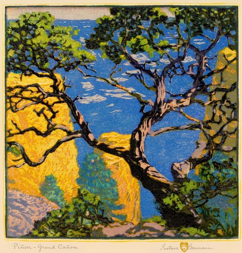 Gustave baumann pinon - baumann:, grand