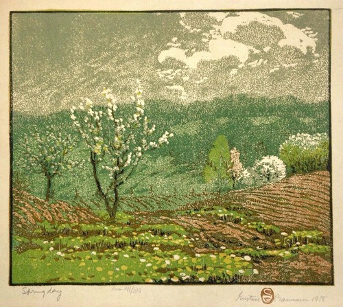 Spring day gustave baumann - gustave,
